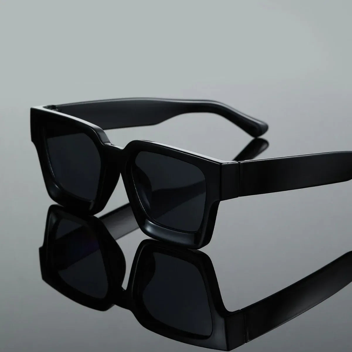 Classic Thick Square Frame Sunglasses