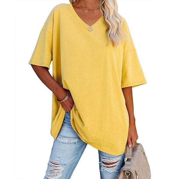 🔥Up to 69% OFF Today🔥Women Summer 2025 Tops 20 Colors Casual V-neck T-shirts