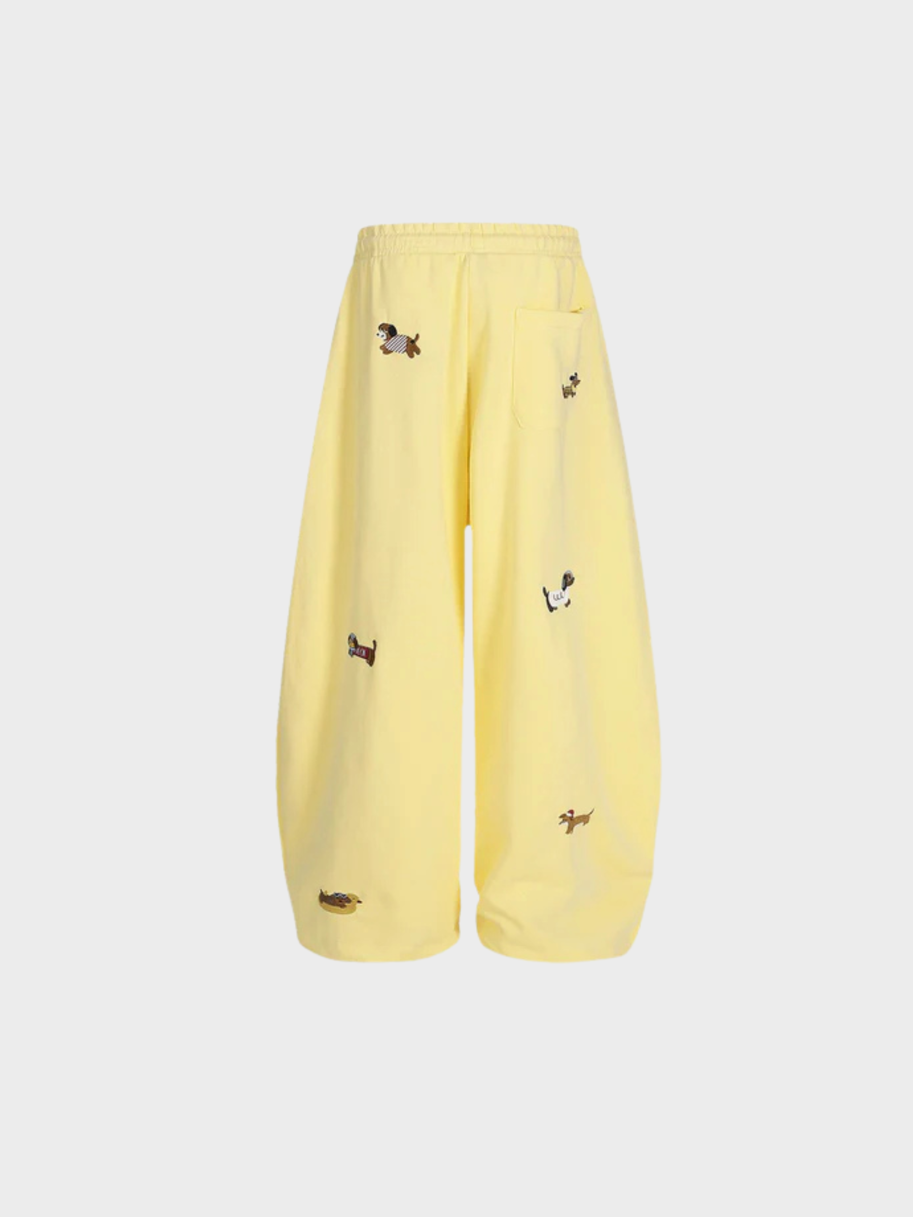 LAST DAY - 76%OFF🔥Embroidered Pup Barrel Sweatpants