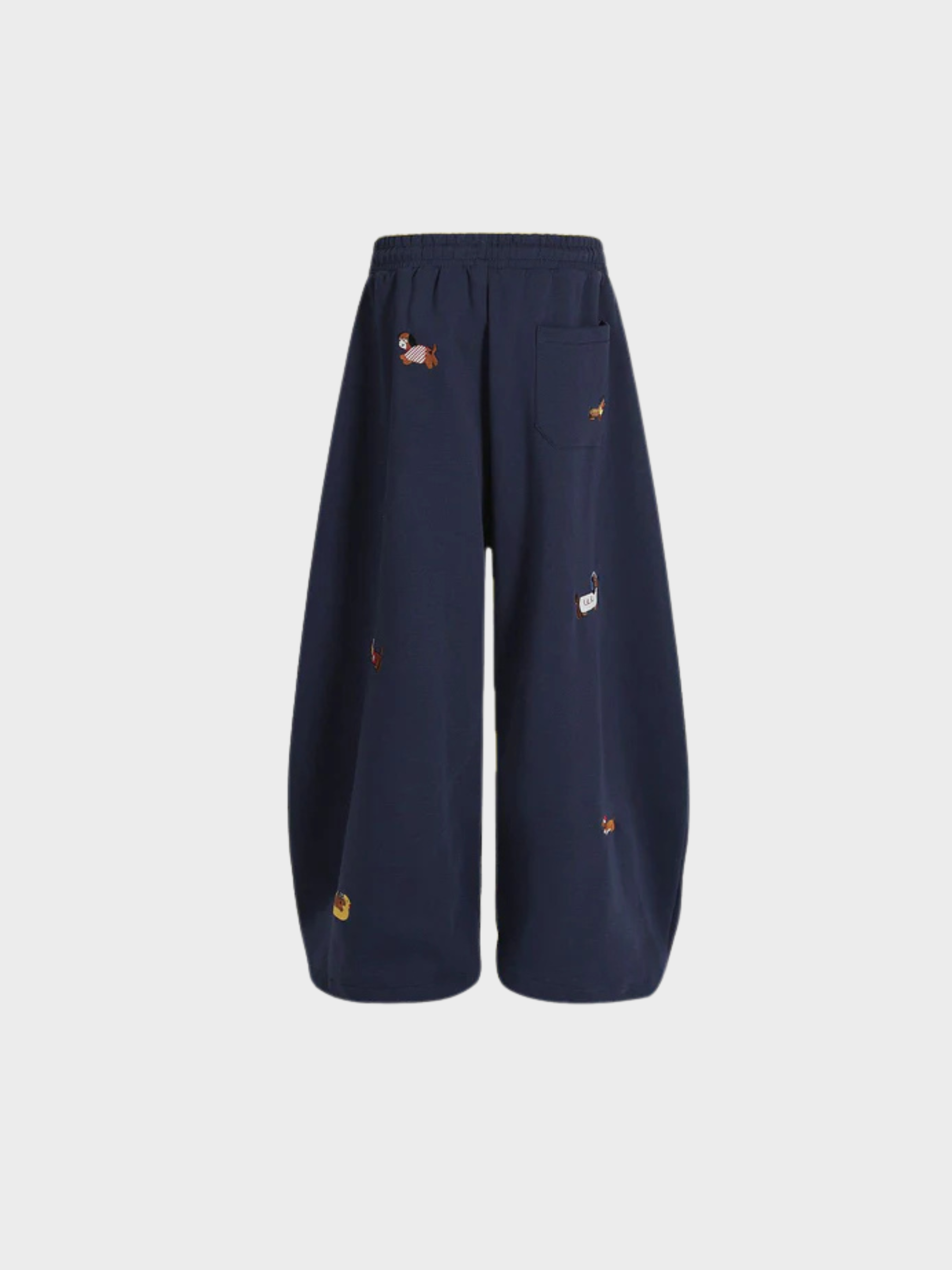 LAST DAY - 76%OFF🔥Embroidered Pup Barrel Sweatpants