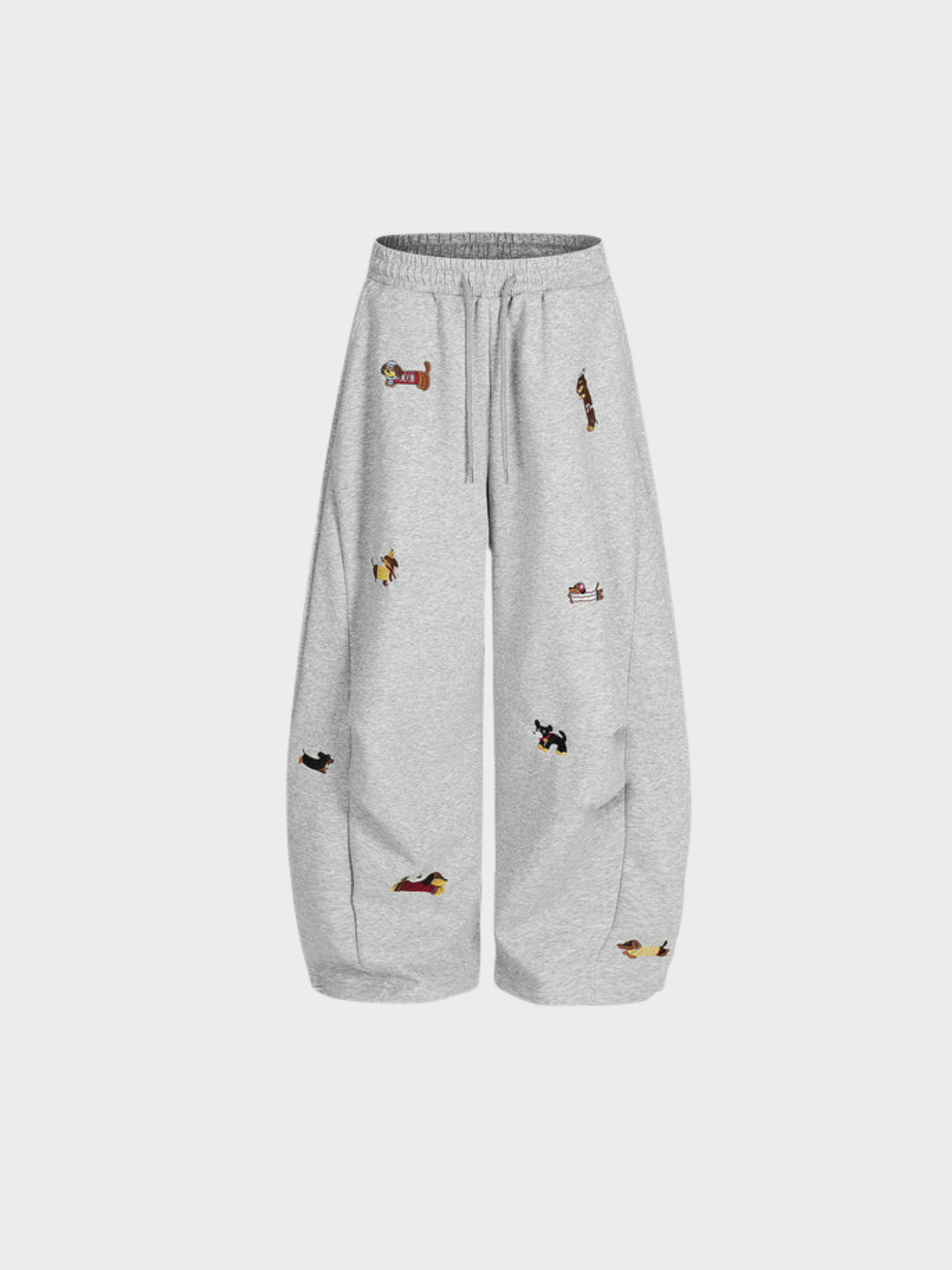 LAST DAY - 76%OFF🔥Embroidered Pup Barrel Sweatpants