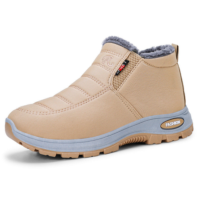 Women's Slip-On Fleece-Lined Winter Boots  Warm, Waterproof & Anti-Slip