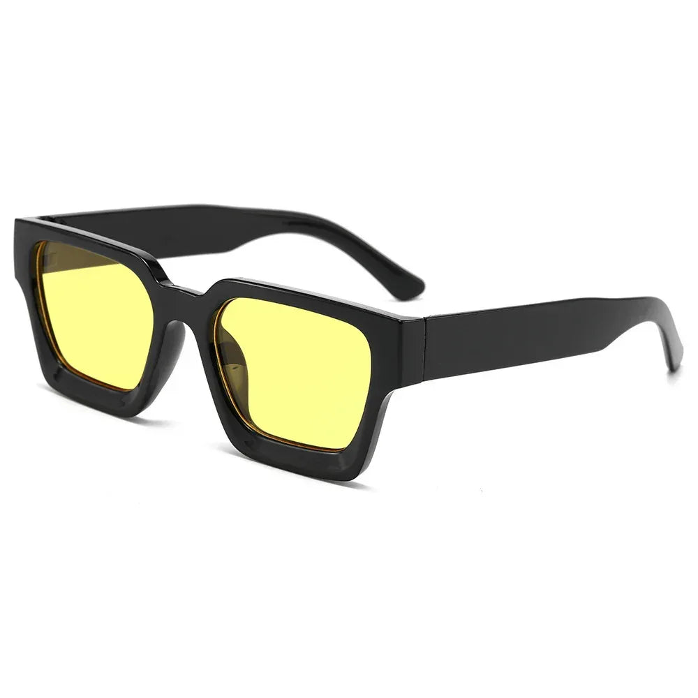 Classic Thick Square Frame Sunglasses