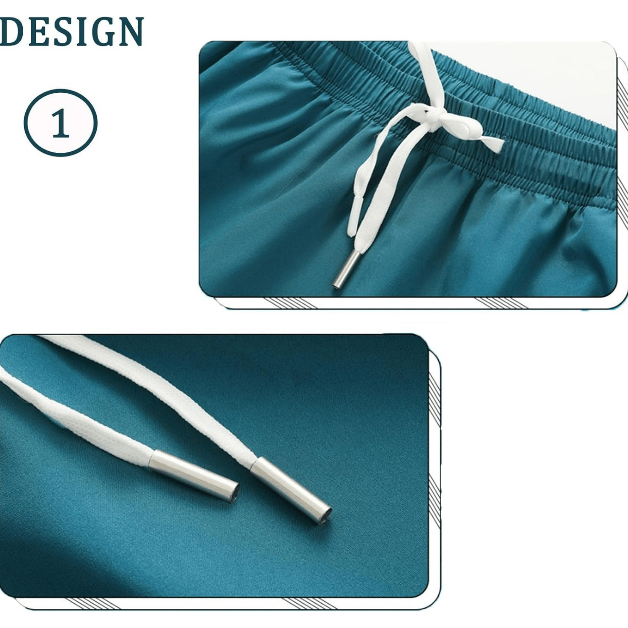 Men's  Running Shorts-Quick-Dry Athletic Gym Shorts (1 / 5 Pack)