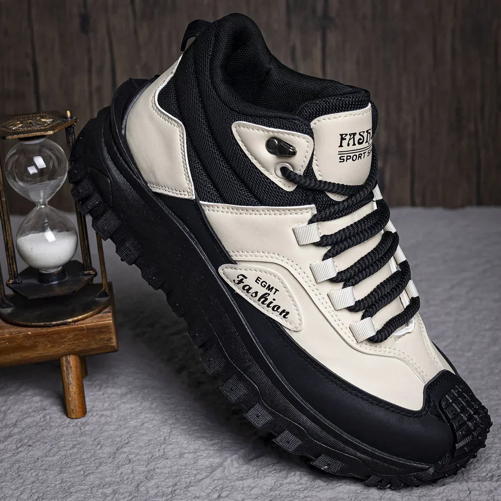 (⏰Limited Time Sale 70% OFF) Men’s Work Hiking Boots – Waterproof, Non-Slip, Puncture and Smash Resistant, Wide Toe, Arch Support – Ideal for Daily Wear and Outdoor Adventures